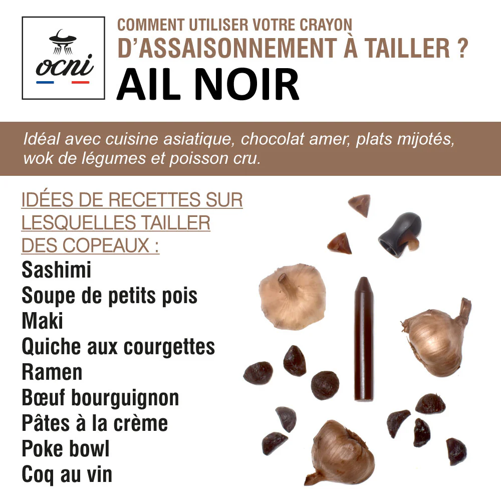 Coffret d'assaisonnement Crayon ail noir bio – Image 6