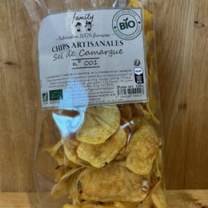 Chips artisanales au sel de Camargue Bio