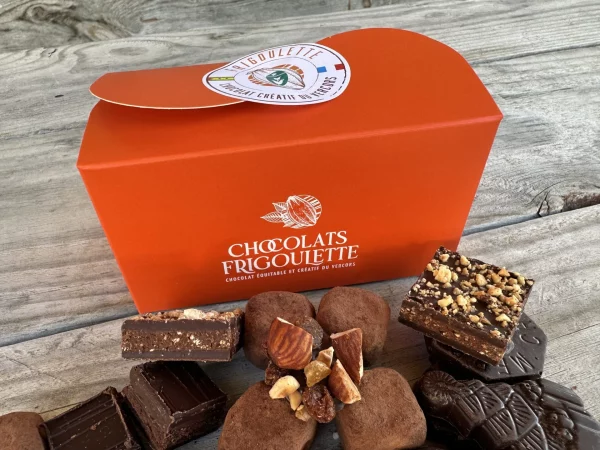 Ballotin assortiment de chocolats fins Bio