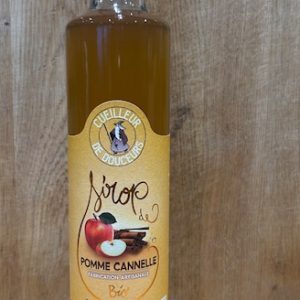 Sirop artisanal pomme-cannelle Bio