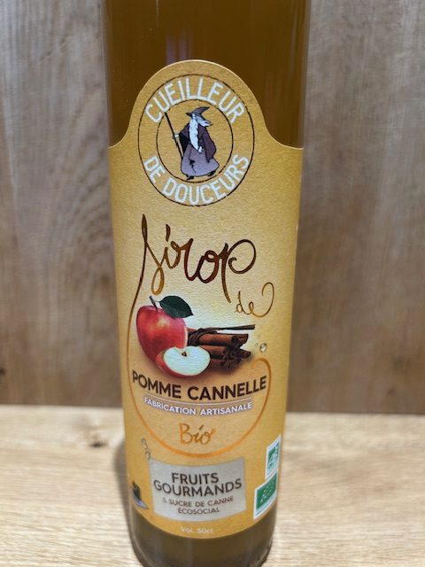 Sirop artisanal pomme-cannelle Bio – Image 2