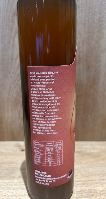 Sirop artisanal de Châtaignes Bio – Image 2