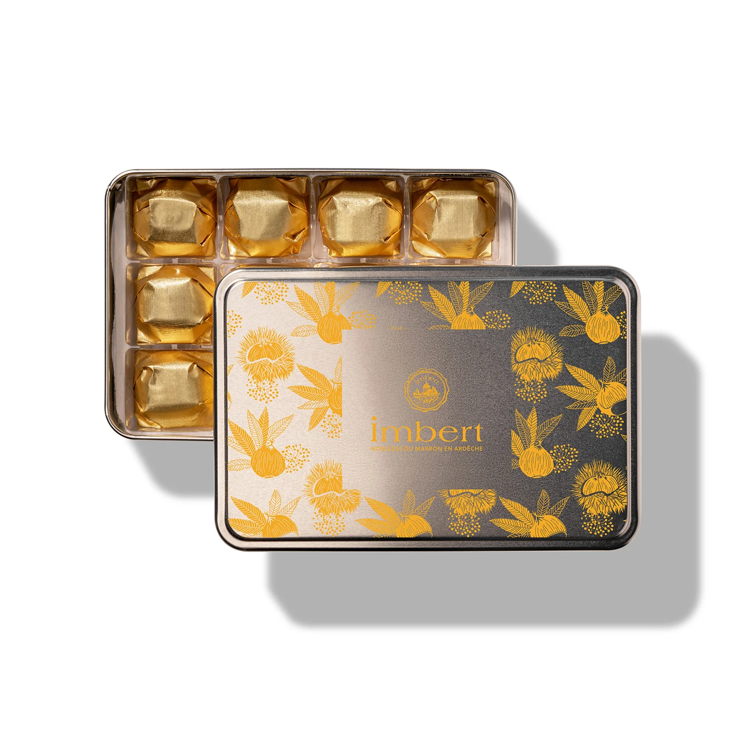 Boîte Fer de marrons glacés emballés Imbert – Image 5