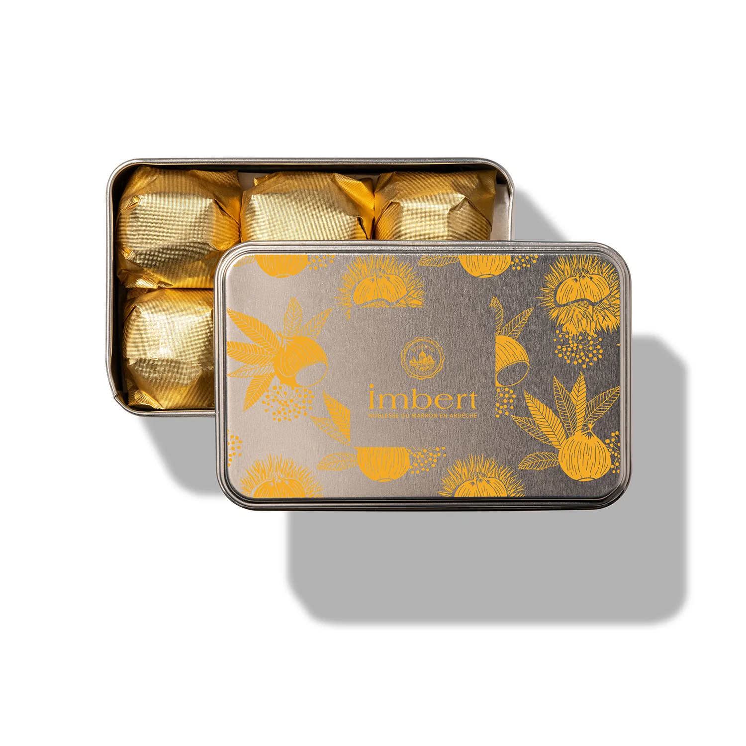 Boîte Fer de marrons glacés emballés Imbert – Image 2